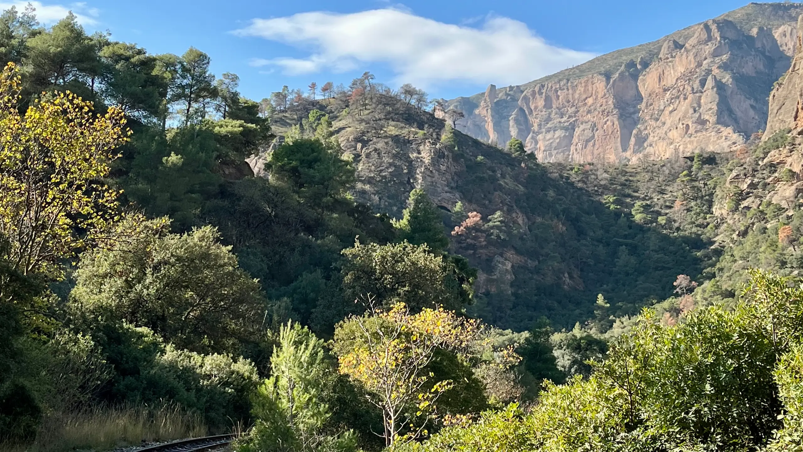 Hiking in Vouraikos gorge